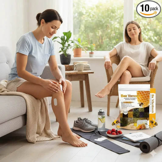 BEE VENOM Lymphatic Drainage and Slimming Patches, Stress Relief Detox Patch Solution