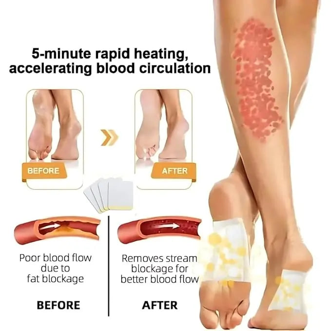 BEE VENOM Lymphatic Drainage and Slimming Patches, Stress Relief Detox Patch Solution