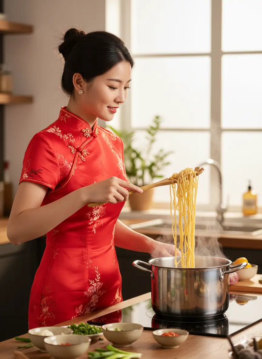 Bamboo Serving Spoon for Noodles