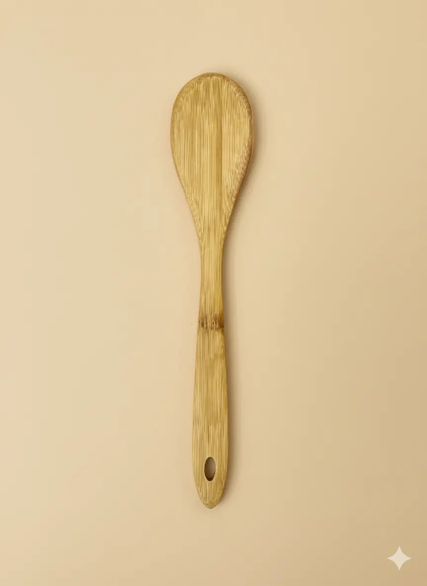 Bamboo Serving Spoon, No Hole