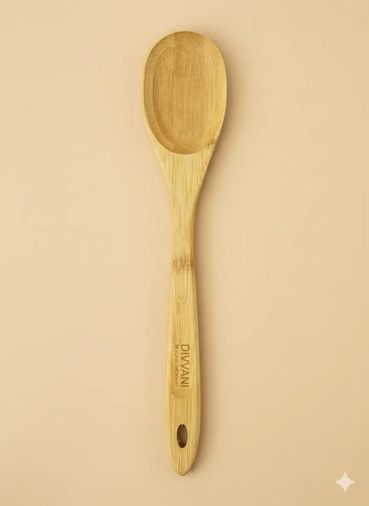 Bamboo Serving Spoon, No Hole